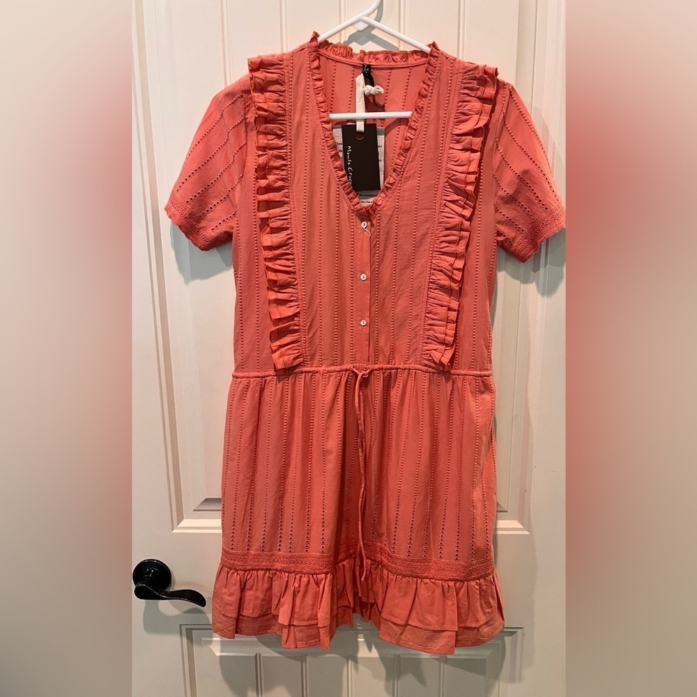 NWT Manila Grace Dress Ladies Sz Medium 100% Cotton Made in Italy Summer Perfect